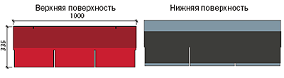 Форма черепицы Shinglas коллекции Фламенко