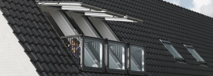 Velux Premium, окно-балкон и терасса CABRIO®