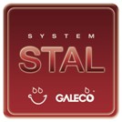 Водосточная система Galeco из металла. Специальный логотип
