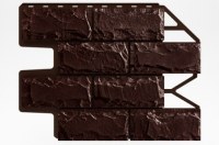 Фасадные панели Wandstein Доломит: цвет Тёмно-коричневый